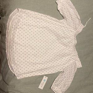 Troie off the shoulder tie detail top